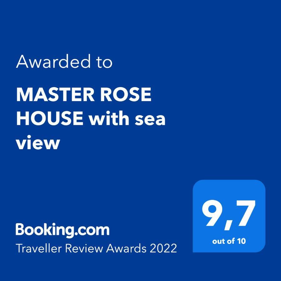 Master Rose House With Sea View Villa นาฟปลิโอ ภายนอก รูปภาพ